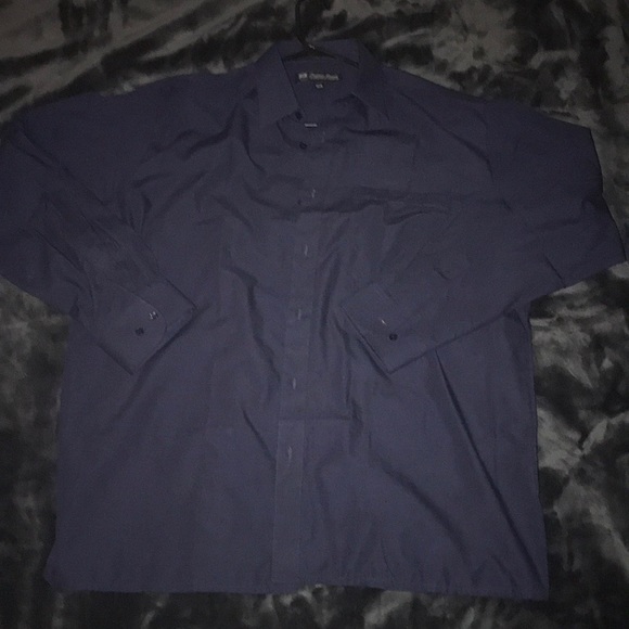 Fortino Landi Navy Blue Button up Polo - Men’s - Picture 5 of 7